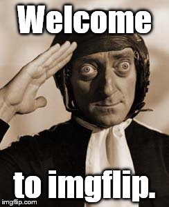 Marty Feldman copy that! | Welcome to imgflip. | image tagged in copy that | made w/ Imgflip meme maker