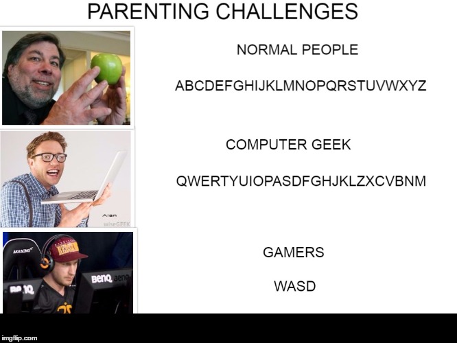 image tagged in parenting,geeks,gamers | made w/ Imgflip meme maker