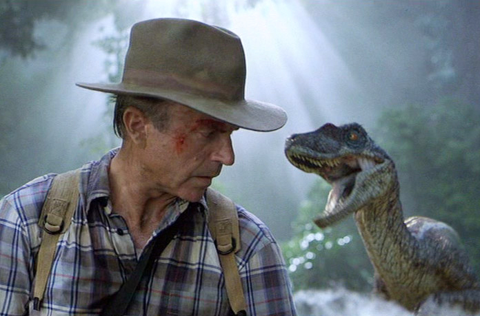High Quality Jurassic Park Dr Grant Meets Raptor Meme Blank Meme Template
