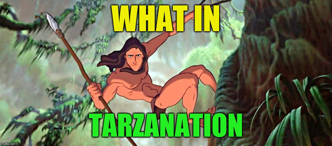 WHAT IN TARZANATION | made w/ Imgflip meme maker