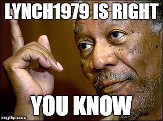 LYNCH1979 IS RIGHT YOU KNOW | made w/ Imgflip meme maker