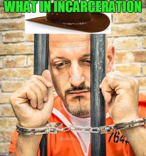 what in tarnation week. Deep thoughts . | WHAT IN INCARCERATION | image tagged in what in tarnation week | made w/ Imgflip meme maker