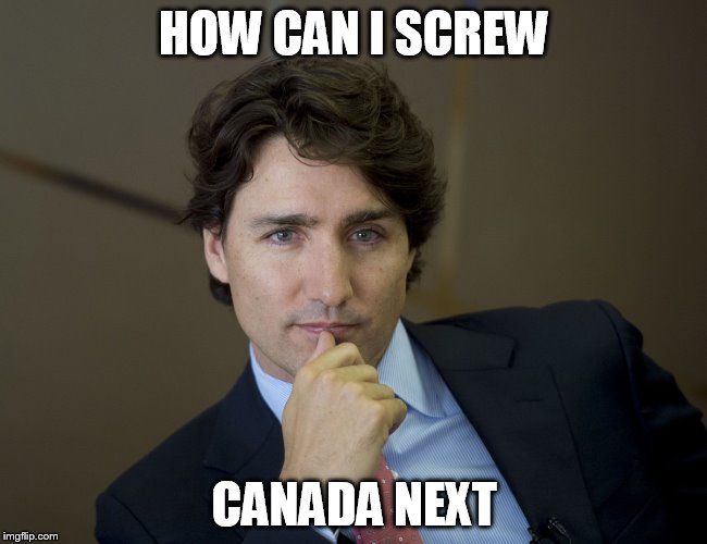 Justin Trudeau readiness | HOW CAN I SCREW; CANADA NEXT | image tagged in justin trudeau readiness | made w/ Imgflip meme maker