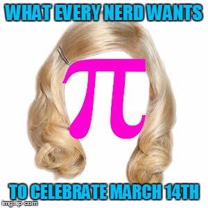 What are you giving your favorite geek on 3.14? | WHAT EVERY NERD WANTS; TO CELEBRATE MARCH 14TH | image tagged in meme,mathematics,nerd,geek,puns | made w/ Imgflip meme maker