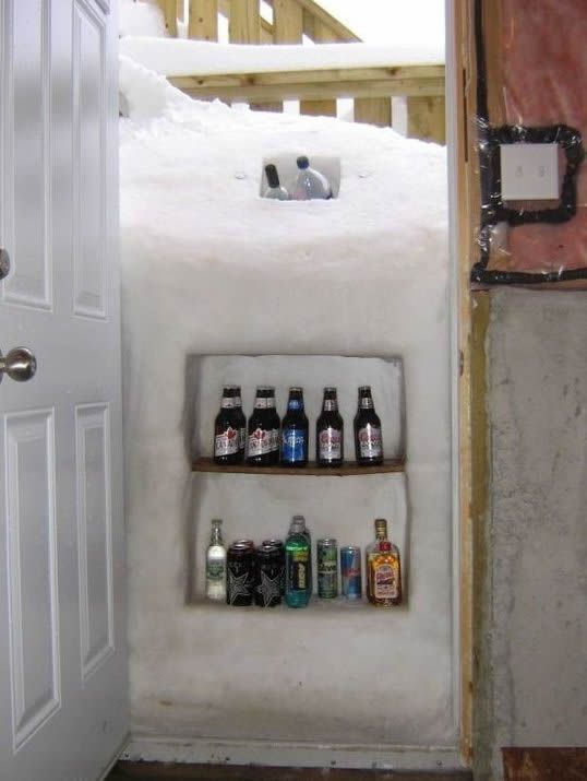 High Quality Buffalo snow door  Blank Meme Template