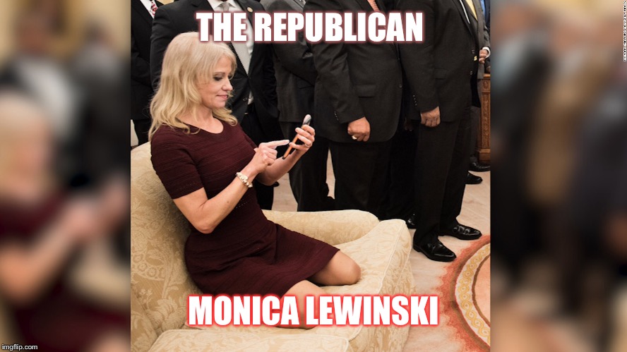 THE REPUBLICAN MONICA LEWINSKI | made w/ Imgflip meme maker