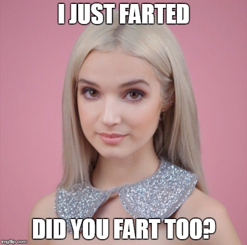 I'm Poppy | I JUST FARTED; DID YOU FART TOO? | image tagged in i'm poppy,poppy,that poppy,weird shit | made w/ Imgflip meme maker