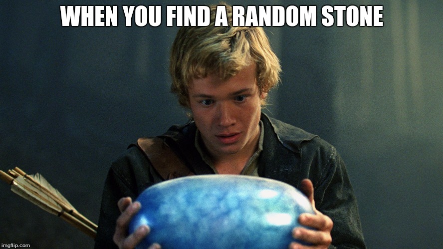 eragon | WHEN YOU FIND A RANDOM STONE | image tagged in eragon | made w/ Imgflip meme maker