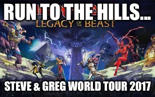 RUN TO THE HILLS... STEVE & GREG WORLD TOUR 2017 | image tagged in conspiracy keanu | made w/ Imgflip meme maker