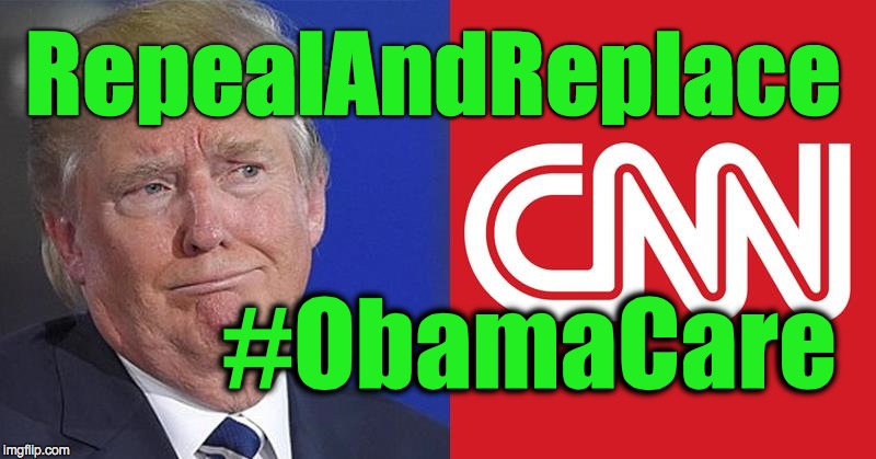 DonDkep | RepealAndReplace; #ObamaCare | image tagged in donald trump | made w/ Imgflip meme maker