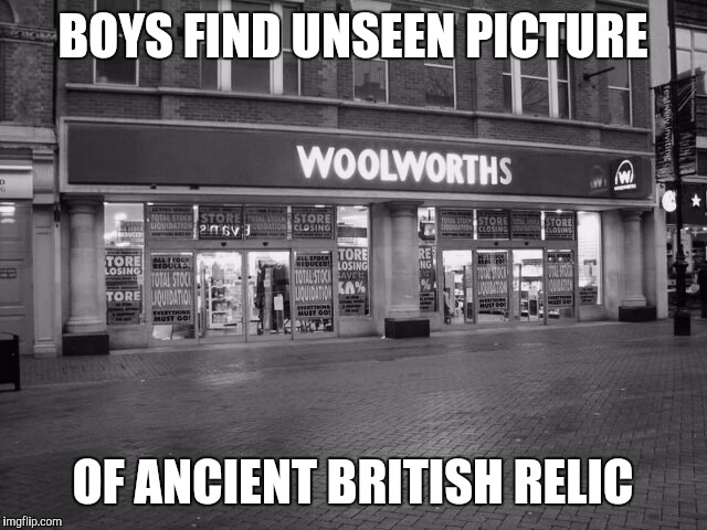 Unseen picture of ancient relic | BOYS FIND UNSEEN PICTURE; OF ANCIENT BRITISH RELIC | image tagged in ancient,memes | made w/ Imgflip meme maker