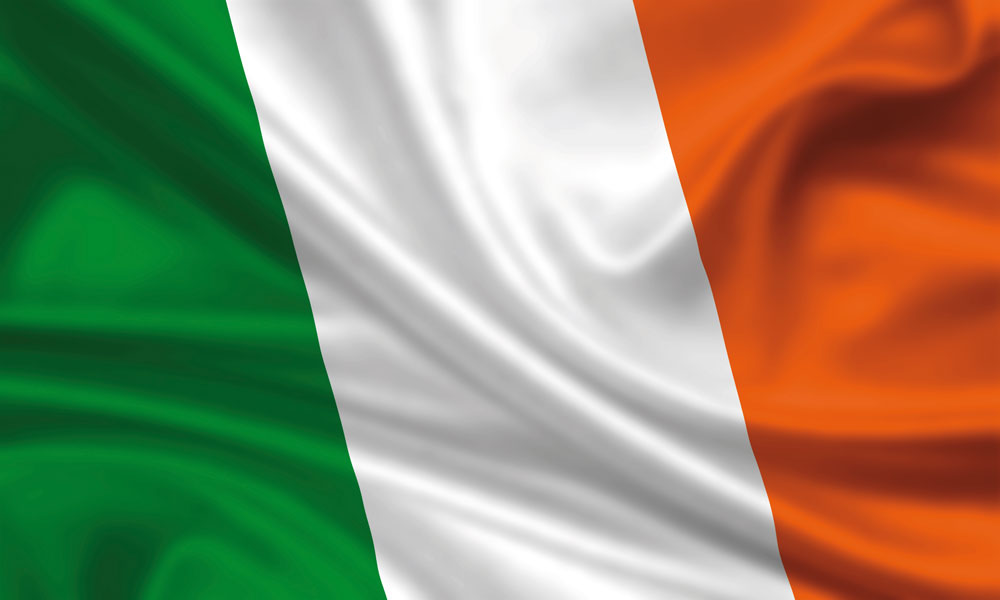 High Quality irish flag Blank Meme Template