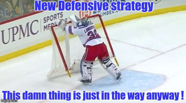 The season's over , goodbye Rangers , see you next season | New Defensive strategy; This damn thing is just in the way anyway ! | image tagged in crybabylundquist2,alt using trolls,socrates | made w/ Imgflip meme maker