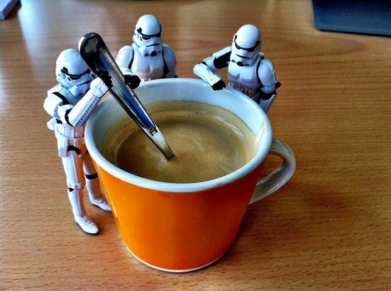 Coffee and stormtroopers Blank Meme Template