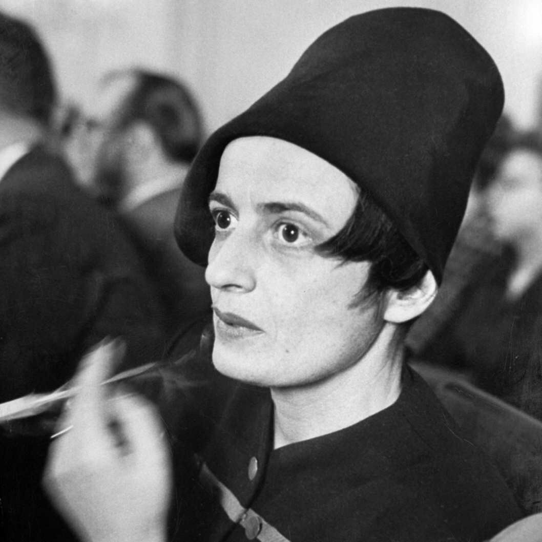 Ayn Rand evil bitch  Blank Meme Template