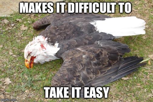 MAKES IT DIFFICULT TO TAKE IT EASY | made w/ Imgflip meme maker