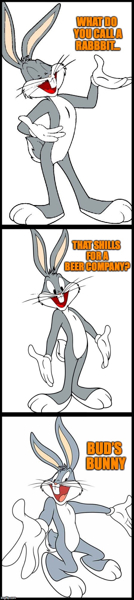 Bad Bugs Bunny Pun WHAT DO YOU CALL A RABBBIT... 