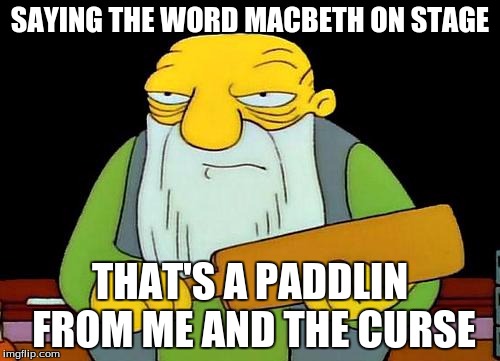 macbeth curse