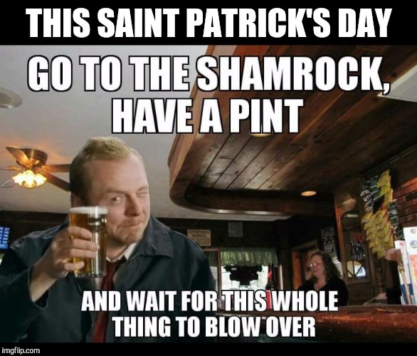 THIS SAINT PATRICK'S DAY | image tagged in shamrock house | made w/ Imgflip meme maker