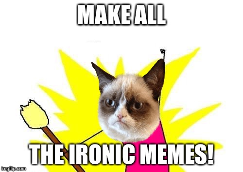 X All The Y Meme | MAKE ALL THE IRONIC MEMES! | image tagged in memes,x all the y | made w/ Imgflip meme maker