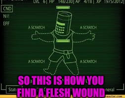 Monty Python Week (A Carpetmom Event) | SO THIS IS HOW YOU FIND A FLESH WOUND | image tagged in memes,funny,monty python week,carpetmom,monty python black knight | made w/ Imgflip meme maker