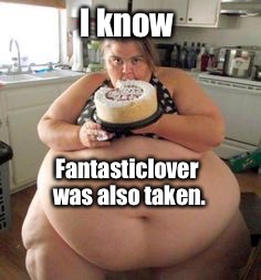I know Fantasticlover was also taken. | made w/ Imgflip meme maker