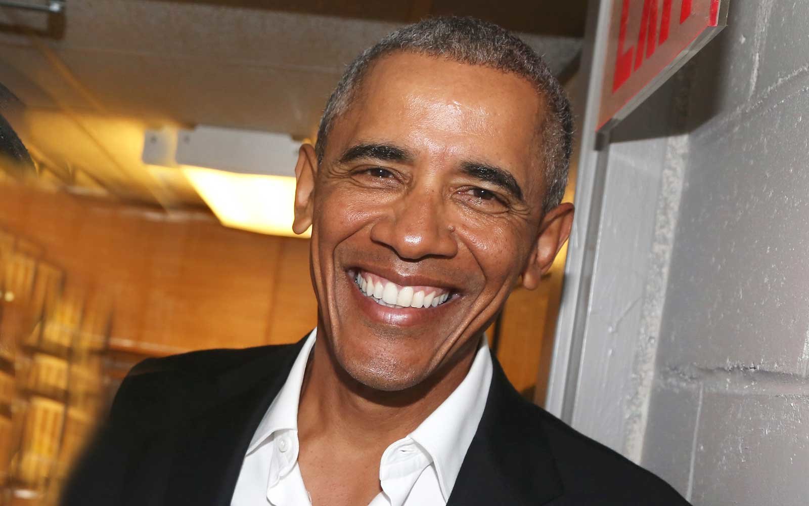 Smiling Obama Blank Meme Template