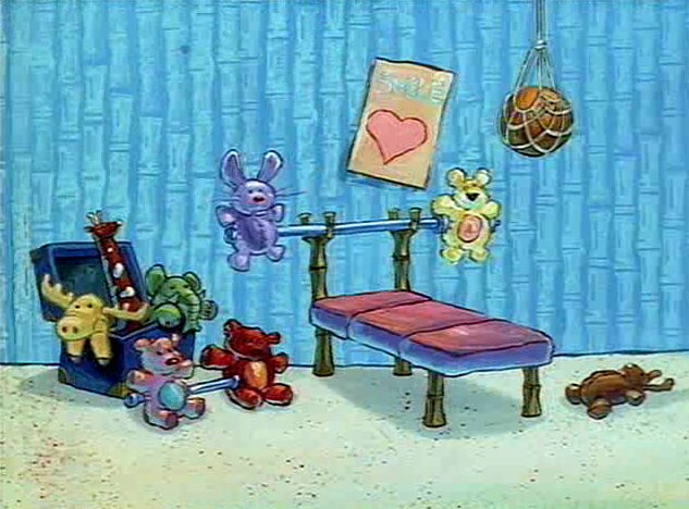 spongebob gym Blank Meme Template