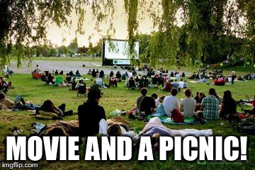 MOVIE AND A PICNIC! | made w/ Imgflip meme maker