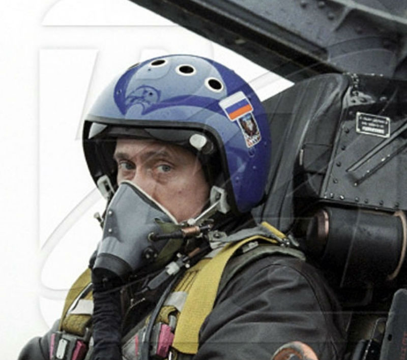 High Quality Putin pilot Blank Meme Template