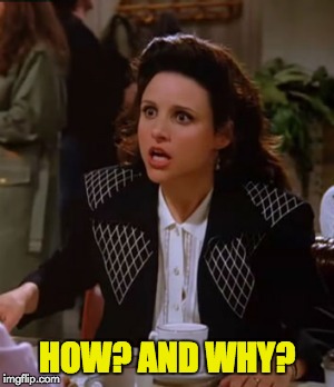 Elaine's Mind Is Blown | HOW? AND WHY? | image tagged in elaine benes,seinfeld,oh god why,memes,shocked face | made w/ Imgflip meme maker