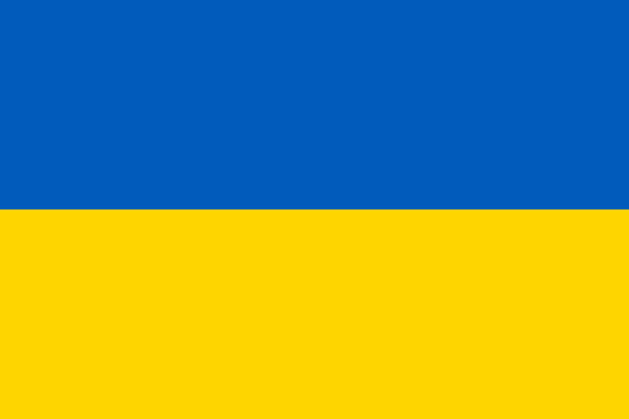 Ukraine flag Blank Meme Template