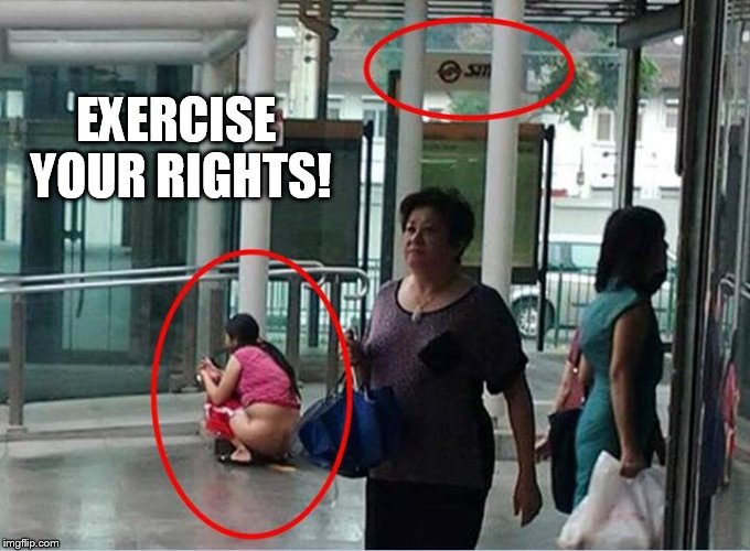 EXERCISE YOUR RIGHTS! | made w/ Imgflip meme maker