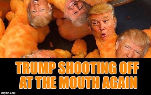 Shooting Off | image tagged in donald trump,shooting,think before you speak,president 2016,billionaire | made w/ Imgflip meme maker