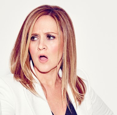 Samantha Bee triggered Blank Meme Template