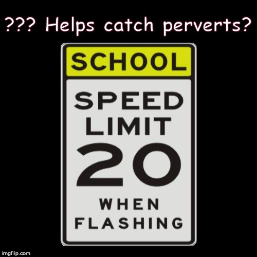 Helps catch perverts? | Helps catch perverts? | image tagged in speed limit,nsfw,school zone,memes | made w/ Imgflip meme maker