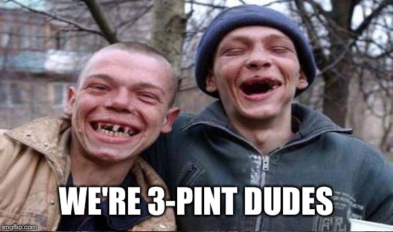 WE'RE 3-PINT DUDES | made w/ Imgflip meme maker