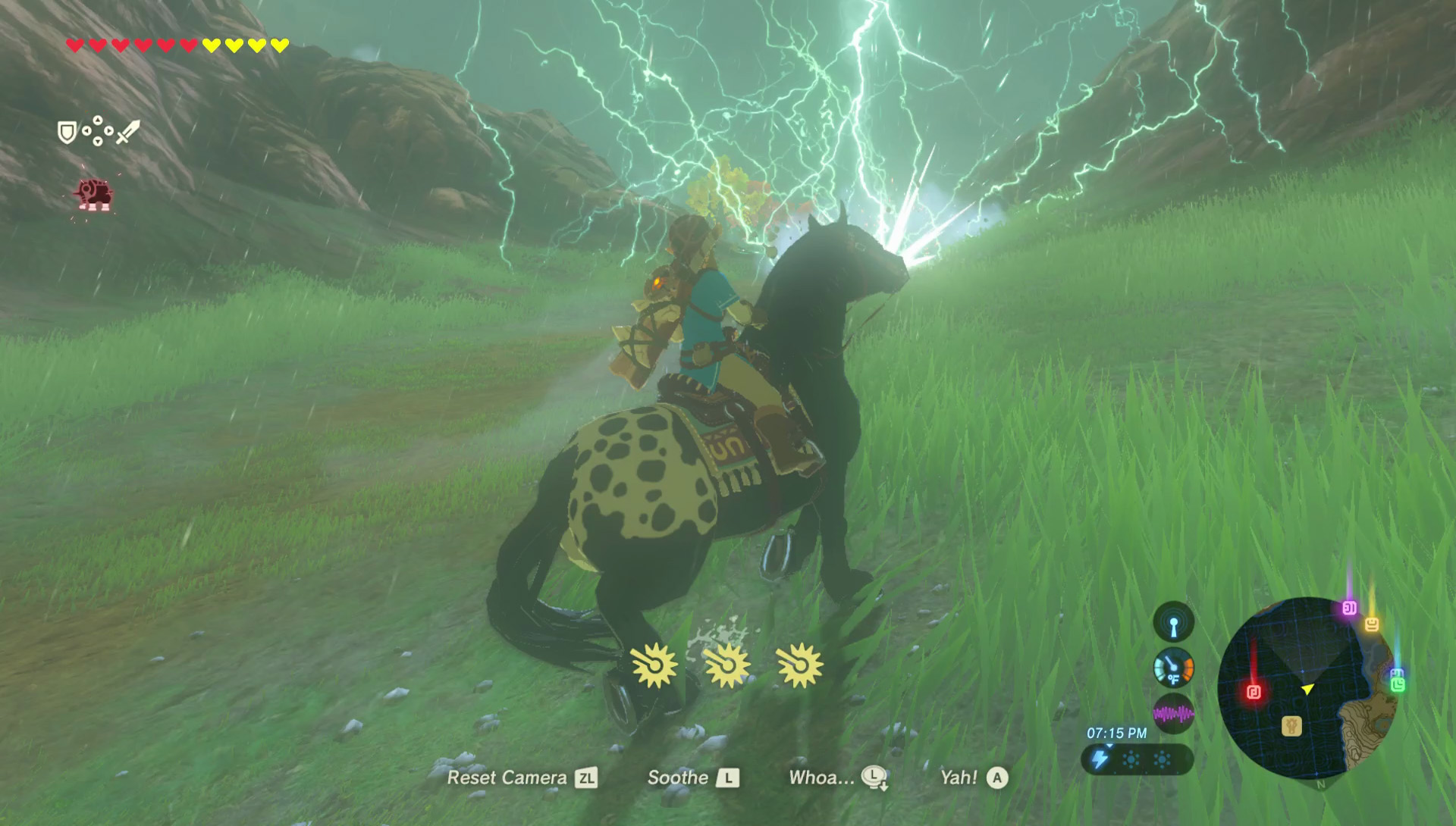 High Quality Zelda lightning  Blank Meme Template