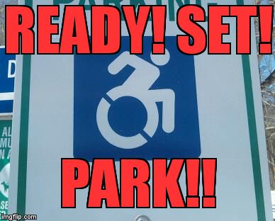 READY! SET! PARK!! | image tagged in on the go | made w/ Imgflip meme maker