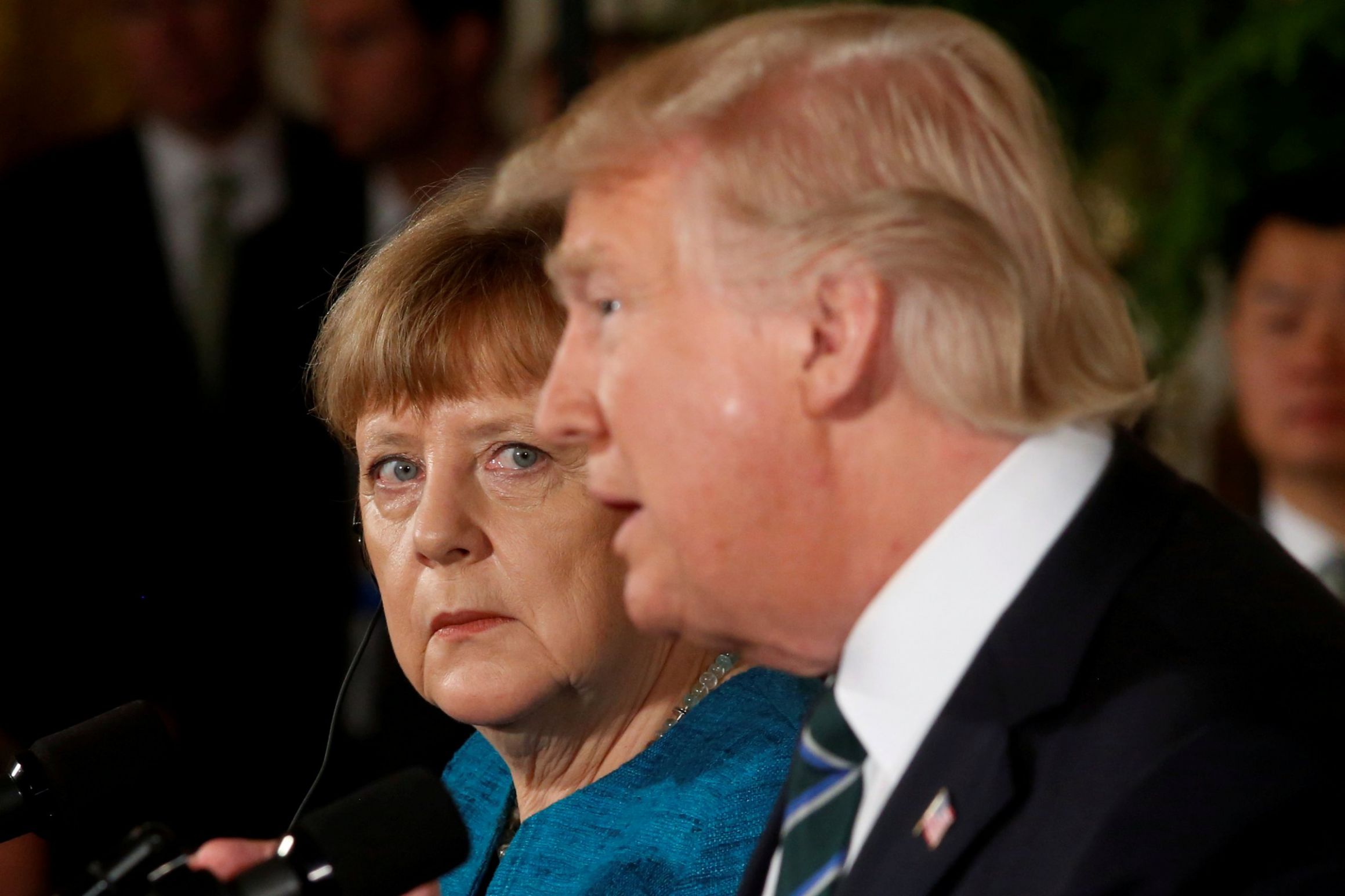 High Quality Merkel and Rump Blank Meme Template