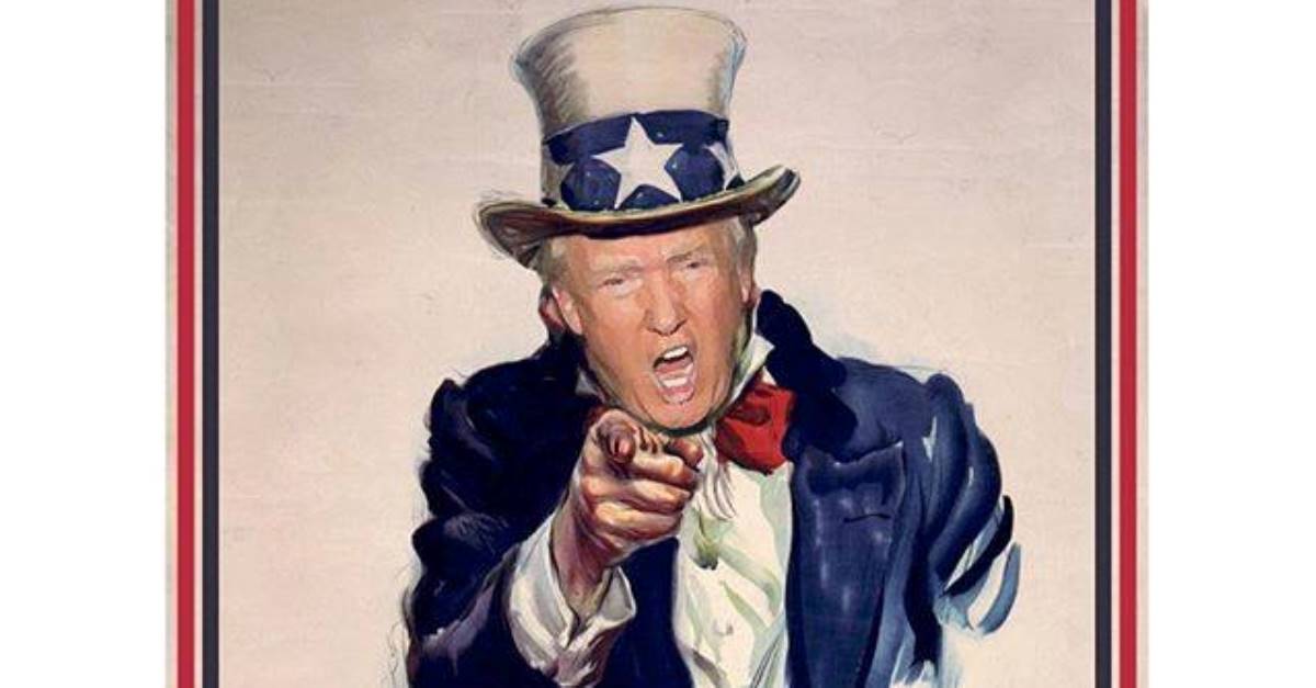 Trump Uncle Sam Blank Meme Template