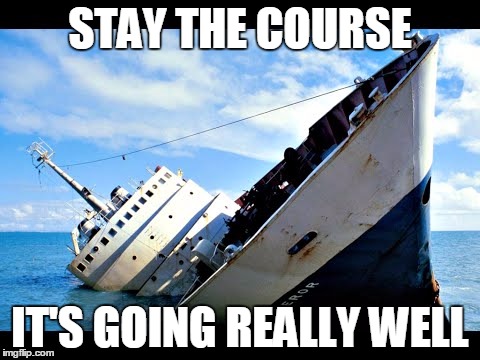 sinking yacht meme