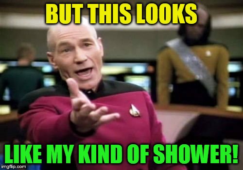 Picard Wtf Meme | BUT THIS LOOKS LIKE MY KIND OF SHOWER! | image tagged in memes,picard wtf | made w/ Imgflip meme maker