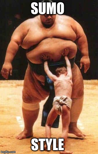 sumo | SUMO; STYLE | image tagged in sumo | made w/ Imgflip meme maker