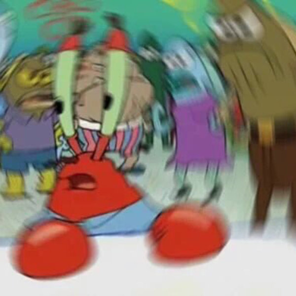 High Quality Confused Mr. Krabs Blank Meme Template