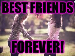 Friendship | BEST FRIENDS; FOREVER! | image tagged in friendship | made w/ Imgflip meme maker