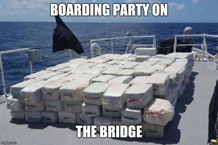BOARDING PARTY ON THE BRIDGE | made w/ Imgflip meme maker