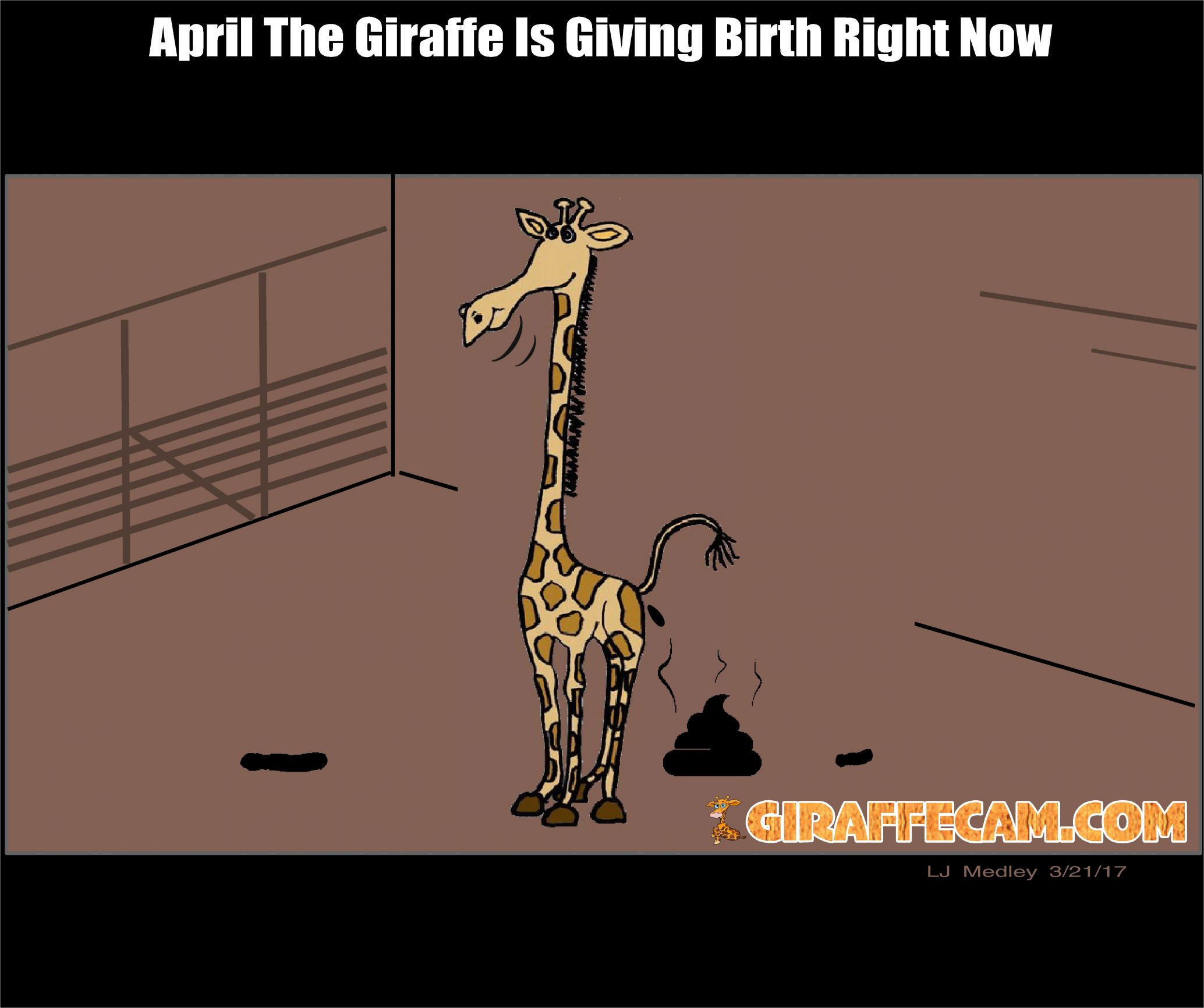 april the giraffe Blank Meme Template