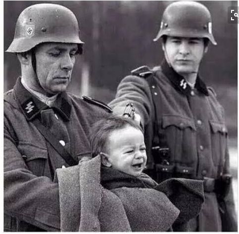 Nazi Shooting Baby Blank Meme Template