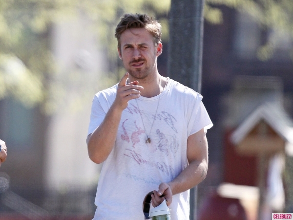 High Quality Ryan Gosling Pointing Blank Meme Template